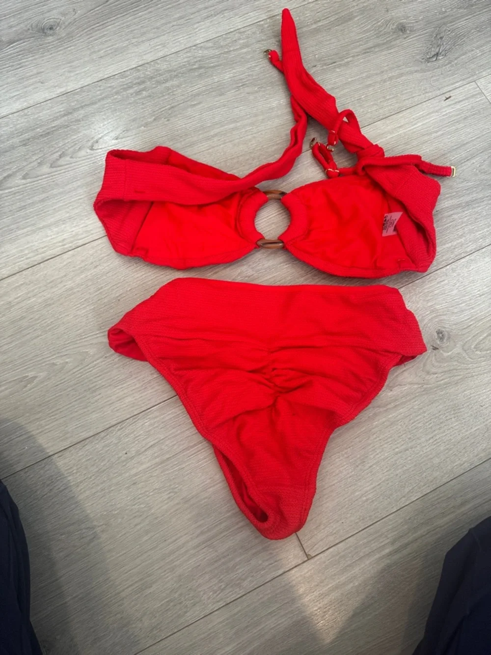 Red Ring-Accent Bikini Set - Picture 2 of 2